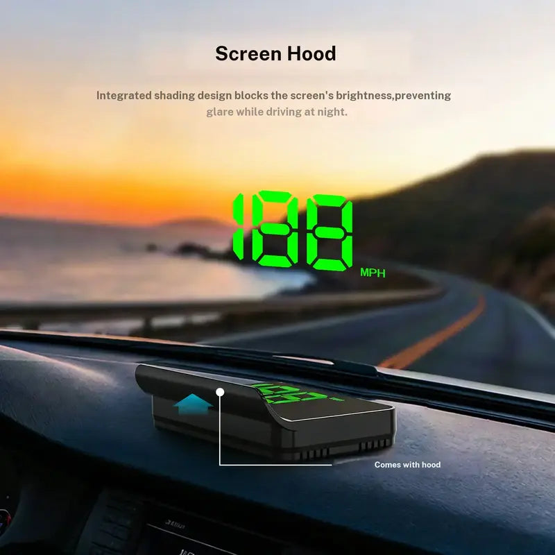 KUOWEIHUD K1 USB GPS Speed and Distance Display — MPH