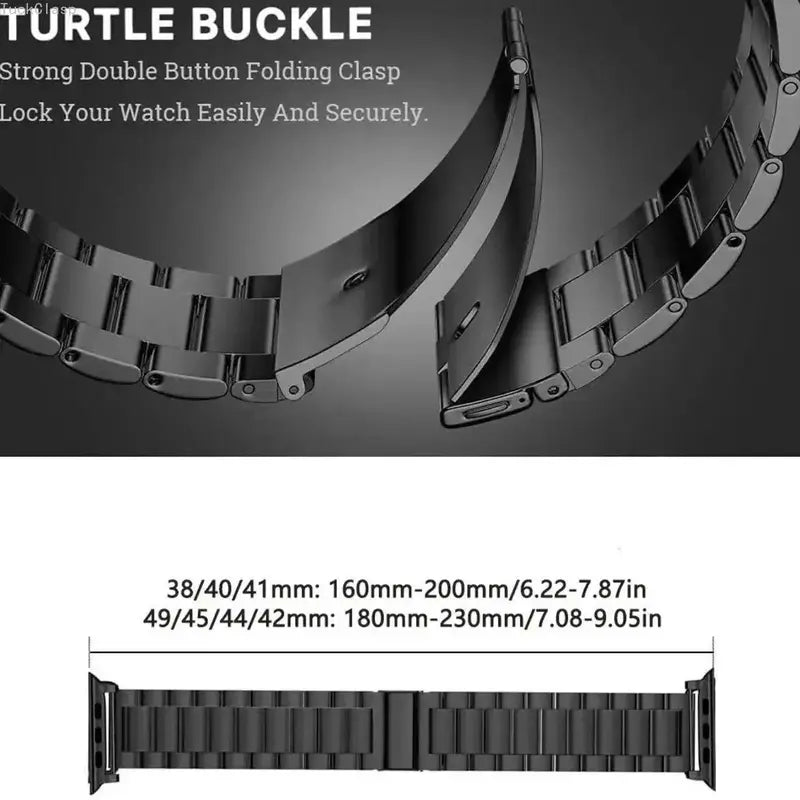 Metal Link Watch Band with Removal Tool — 2