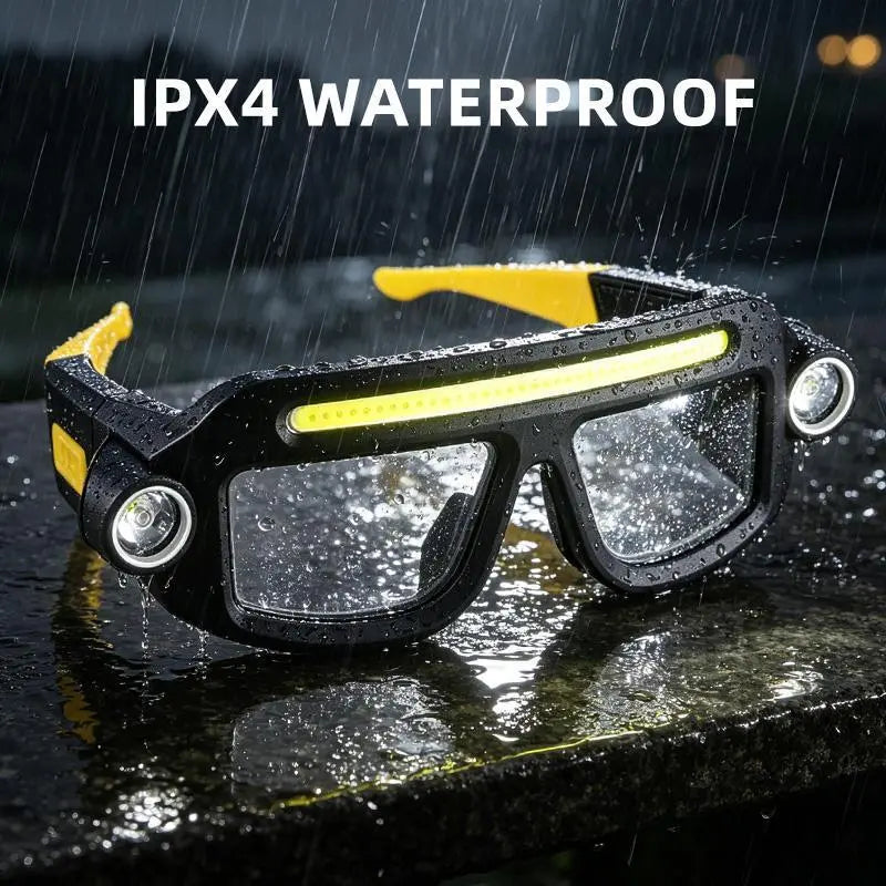 JOYTUTUS Rechargeable LED Glasses Headlamp