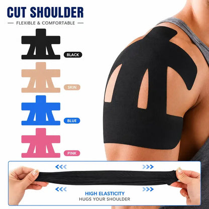 Pre-Cut Cotton Shoulder Tape — Two 10-Strip Packs - source design and use details