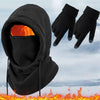 Black Hood, Gloves and Optional Socks Winter Kit