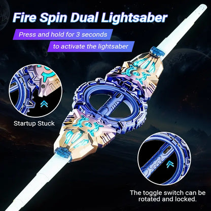 Retractable Dual-Blade LED Cosplay Sword - original product photo 3