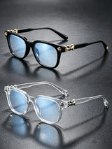 Black Gold and Clear Silver