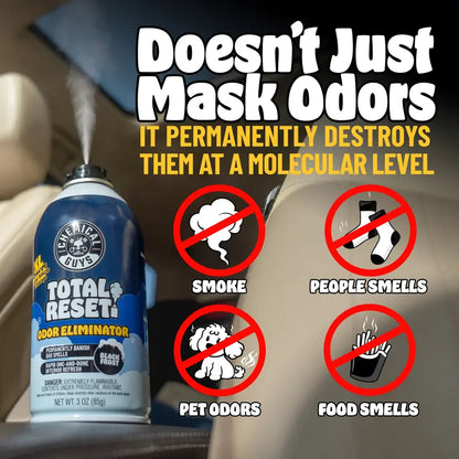 Chemical Guys Total Reset Car Deodorizer — Two 3 oz Cans