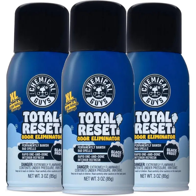 Chemical Guys Total Reset Car Deodorizer — Two 3 oz Cans