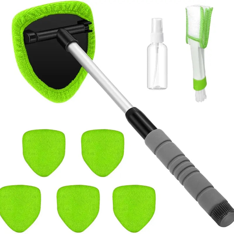 Extendable Car Window Cleaning Kit — 9 Pieces - original gallery 1