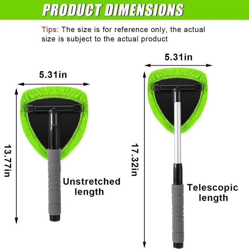 Extendable Car Window Cleaning Kit — 9 Pieces - original gallery 2