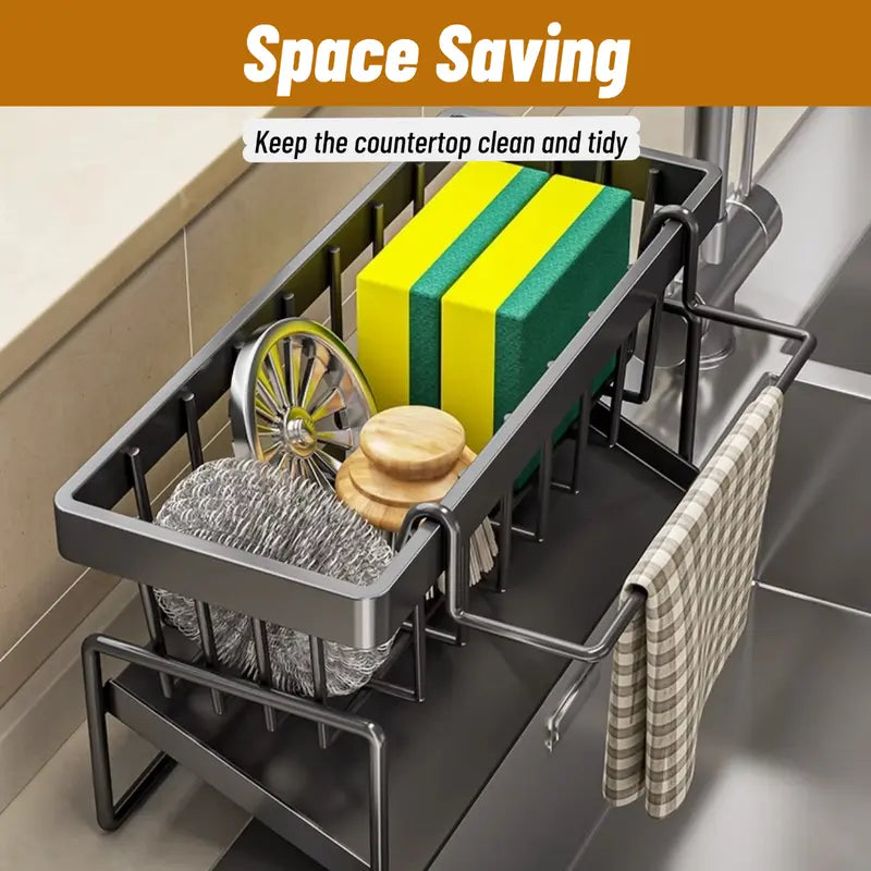 Sink Sponge Drain Caddy — Two Matching Organizers - original main gallery photo