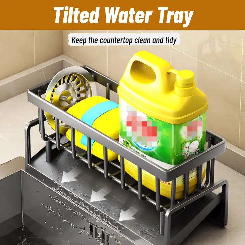 Sink Sponge Drain Caddy — Two Matching Organizers - original main gallery photo