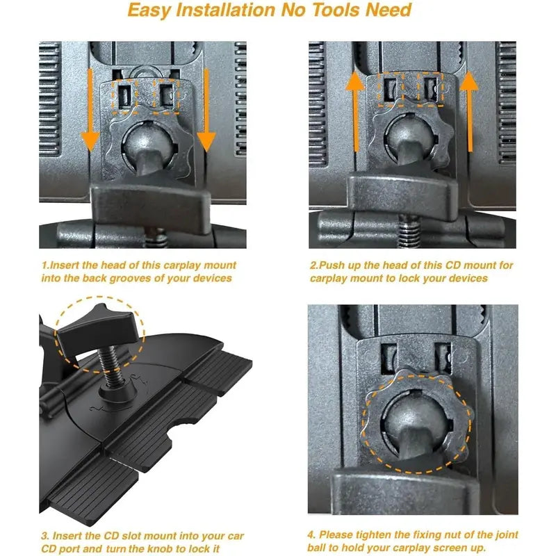 Adjustable CD-Slot Display Mounts — 2 Mounts