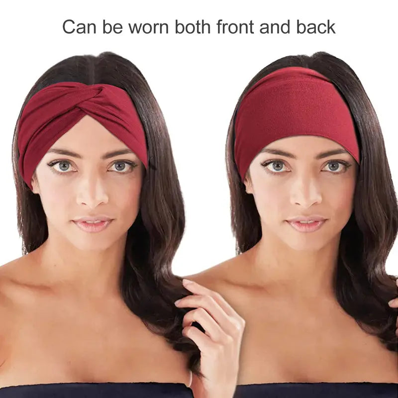 Ten Color Twist Front Headband Packs — 3