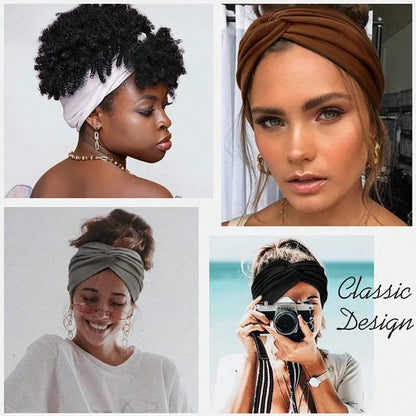 Ten Color Twist Front Headband Packs — 2