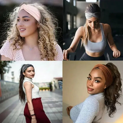 Ten Color Twist Front Headband Packs — 1