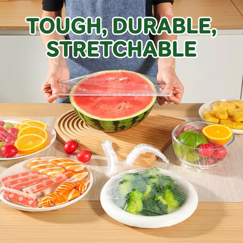 Elastic Bowl & Plate Covers — 300-Piece Set - original product photo 4