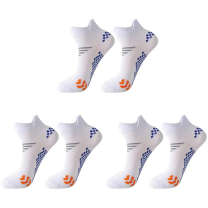INNENS Low-Cut Athletic Socks — Three Pairs - White+White+White