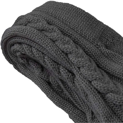 Cable-Knit Thigh-High Socks — Two Pairs - source design and use details