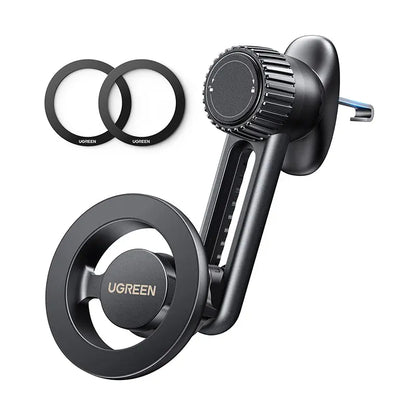 UGREEN Black Magnetic Vent Phone Mount — Two Versions — Magnetic Phone Mount（Black ）