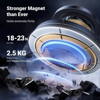 UGREEN Black Magnetic Vent Phone Mount — Two Versions
