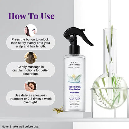 Rosemary & Rice Water Hair Spray — 4-Bottle Set - original gallery 3