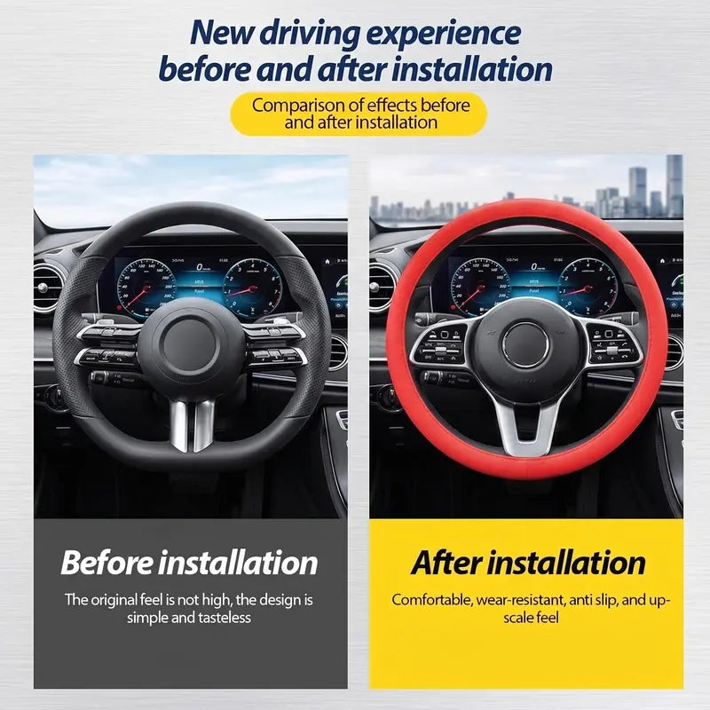 Elastic Silicone Steering Wheel Cover