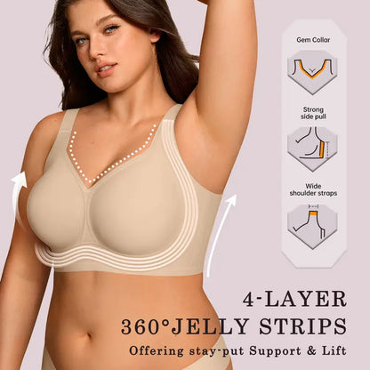 Full-Coverage Wireless Jelly Bra - original main gallery photo