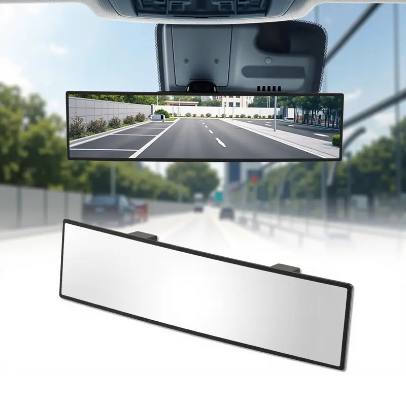 12-Inch Clip-On Panoramic Rearview Mirror