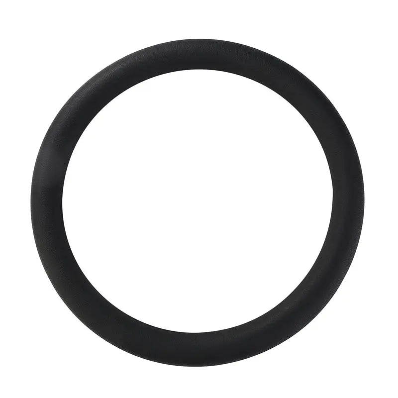 Silicone Steering Wheel Cover — Black or Blue — Black