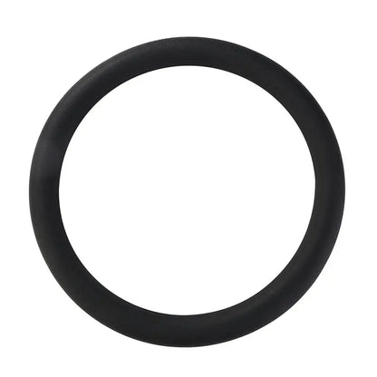 Silicone Steering Wheel Cover — Black or Blue — Black