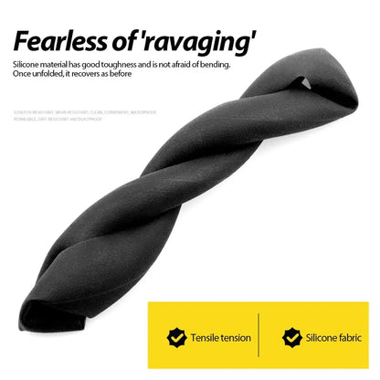 Silicone Steering Wheel Cover — Black or Blue