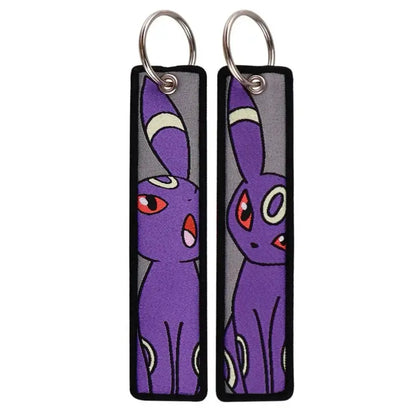 Embroidered Character Keychains — 3 Random Designs