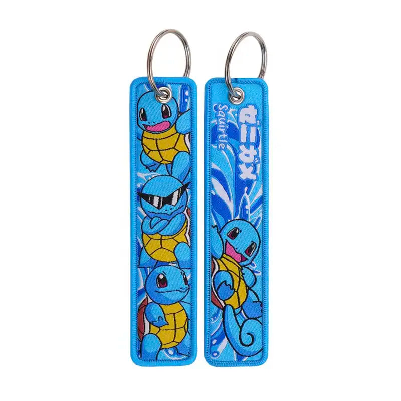 Embroidered Character Keychains — 3 Random Designs