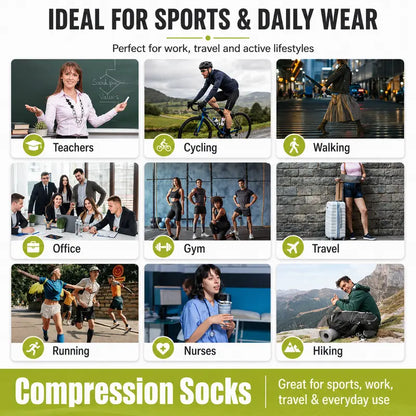 Four-Pair Assorted Knee-High Sports Socks - source design and use details