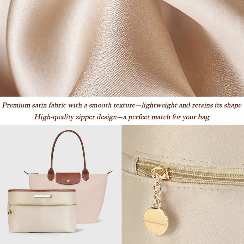 Satin Finish Multi Compartment Bag Organizer — 3