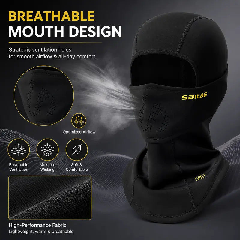 Fleece-Lined Winter Balaclava - shared design and use details