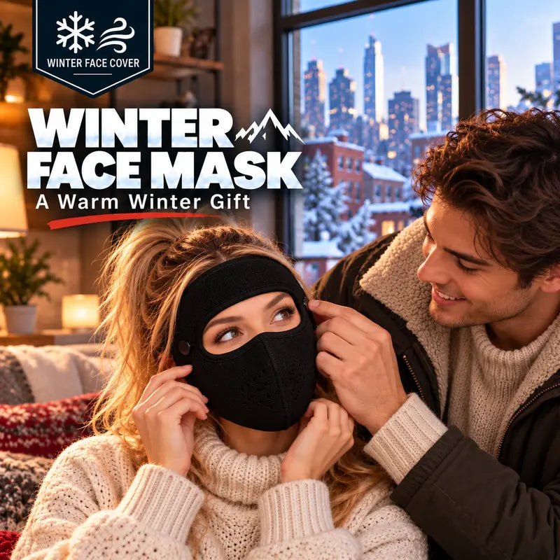 Black Fleece Face Cover and Detachable Goggles - source design and use details