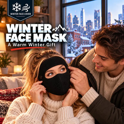 Black Fleece Face Cover and Detachable Goggles - source design and use details