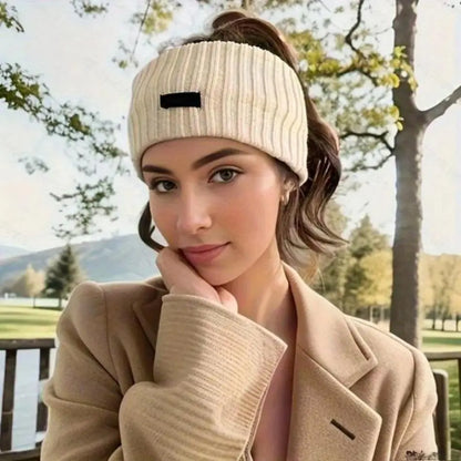 Four Color Ribbed Knit Headband Pack — 4