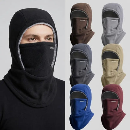 DEFATU.S Fleece Balaclava Neck Gaiter - source design and use details