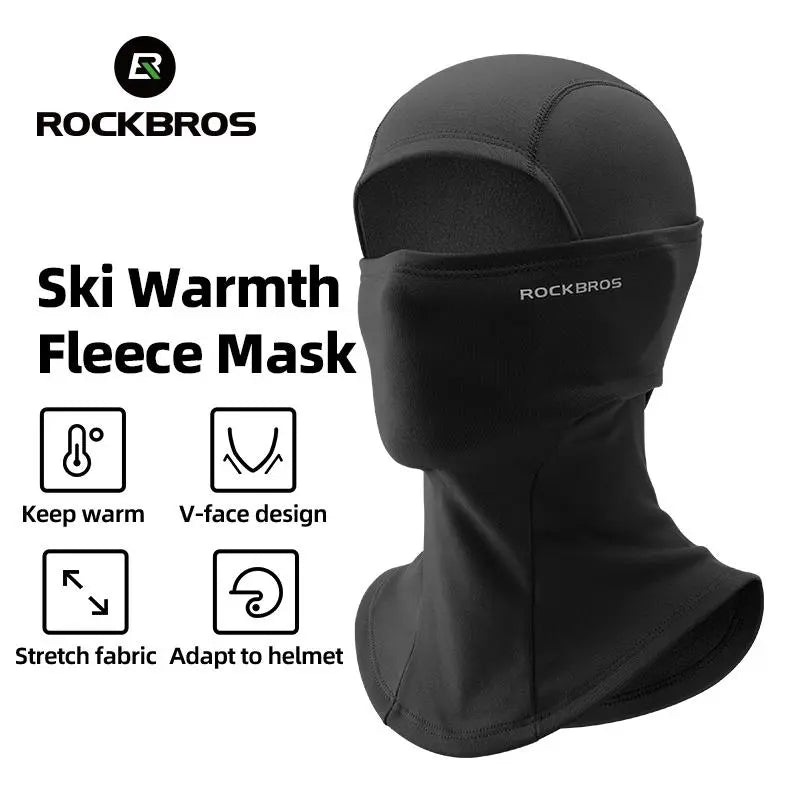 ROCKBROS Thermal Fleece Balaclava - shared design and use details