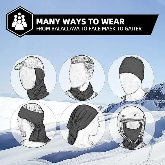 ROCKBROS Thermal Fleece Balaclava - shared design and use details