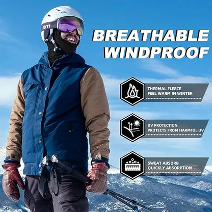 ROCKBROS Thermal Fleece Balaclava - shared design and use details