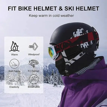 ROCKBROS Thermal Fleece Balaclava - shared design and use details