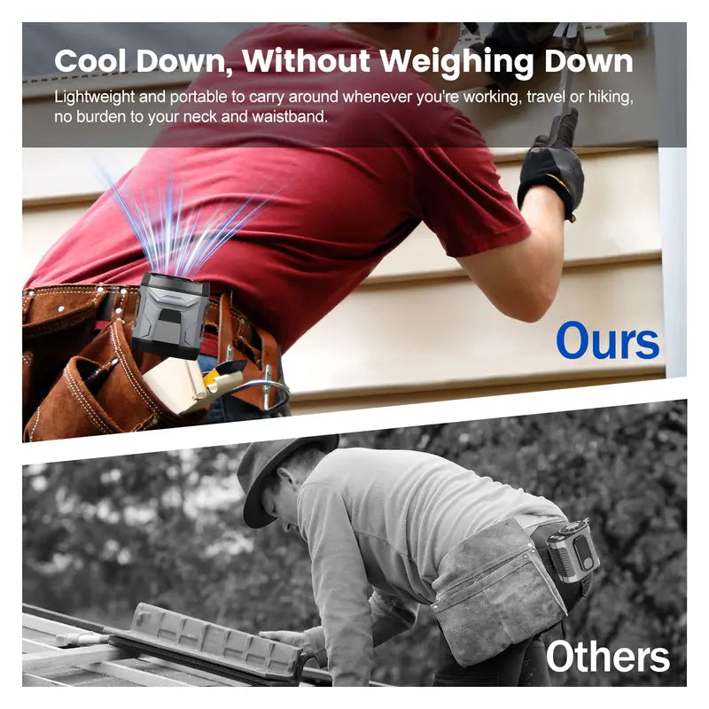 Ultimate Hands-Free Portable Waist Fan