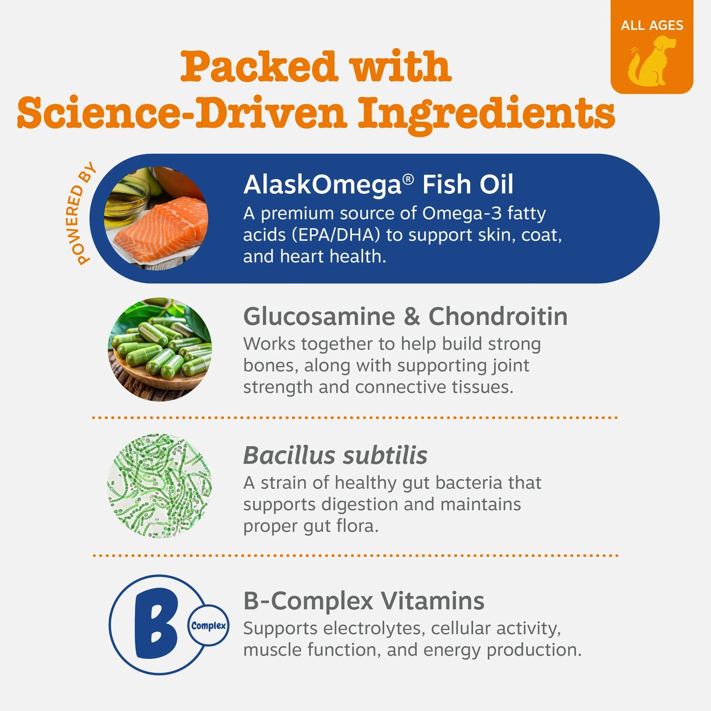 8-in-1 Daily Support Soft Chews for Total Canine Wellness